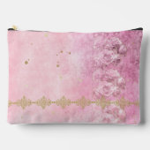 Barok Roos Damask Grunge - Cosmetische tas (Voorkant)