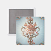 barok Roos Magneet (Voorkant / Achterkant)