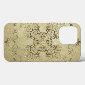 Barok stijl grunge textuur. Case-Mate iPhone case (Achterkant (horizontaal))