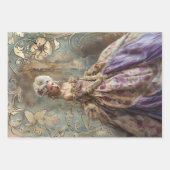 barok zwaar gewicht decoupage inpakpapier vel (Voorkant)