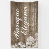 barokaas op bijtende elastische schout spandoek (Verticaal)