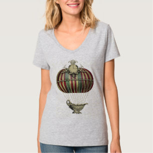 Barokballon met klok t-shirt
