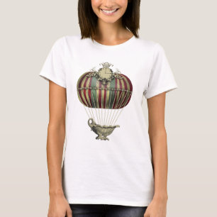 Barokballon met klok t-shirt