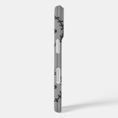 Barokbehang Grijs Case-Mate iPhone Case (Achterkant / Rechts)