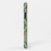 Barokbehang in het groen Case-Mate iPhone case (Achterkant/rechts)