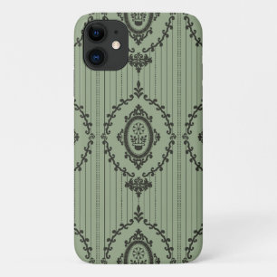 Barokbehang in het groen iPhone 11 hoesje