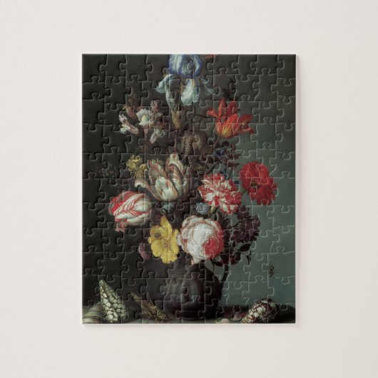 Barokbloemen van Balthasar van der Ast Legpuzzel (Verticaal)