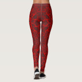 barokflorpatroon leggings (Achterkant)
