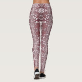 barokflorpatroon leggings (Achterkant)