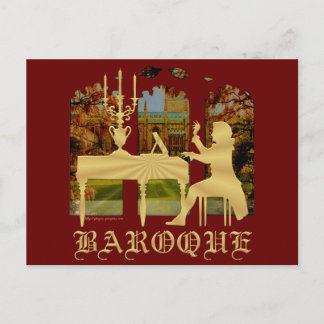 Barokharpsichord Briefkaart