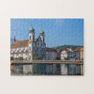 Barokke Church, Lucerne Zwitserland Revel Legpuzzel