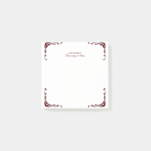 Barokke elegantie post-it® notes (Voorkant)