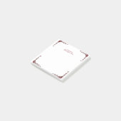 Barokke elegantie post-it® notes (Schuin)