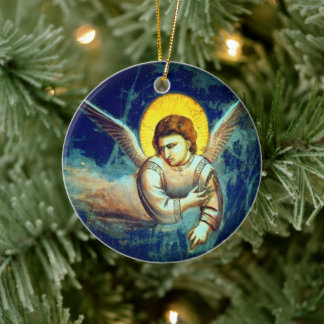 barokke engel keramisch ornament