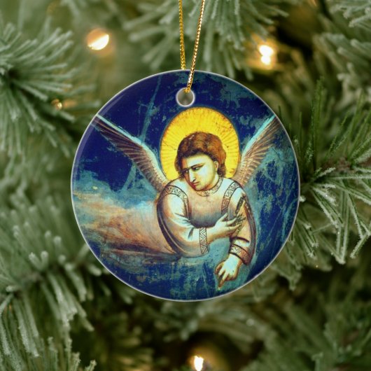  barokke engel keramisch ornament (Boom)