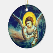  barokke engel keramisch ornament (Links)