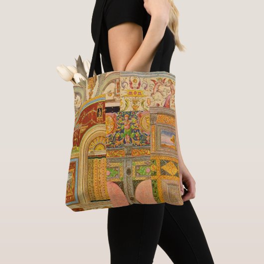 barokke Italiaanse motief collage Tote Bag (Dichtbij)