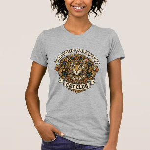 Barokke Ornament Kat Kat Liefhebber Cadeau - Barok T-shirt