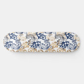 Barokke Retro Klassieke Patroon Skateboard (Horizontaal)