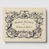  barokke Rococo Cherubs grens Gastenboek (Voorkant)