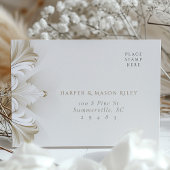 Barokke RSVP-kaart voor bruiloft Kaart