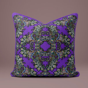 Barokke Splendor Kussen in Royal Paarse