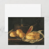 barokke stilleven met brood, kunst, am (Voorkant / Achterkant)