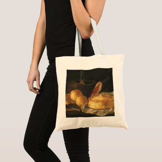  barokke stilleven met brood, kunst, am tote bag (Voorkant (product))