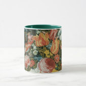 barokke stilstaande bloemen in een fase mok (Midden)