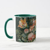 barokke stilstaande bloemen in een fase mok (Links)