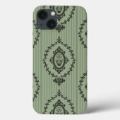 Barokke Wallpaper in Green Case-Mate iPhone Case (Achterkant)