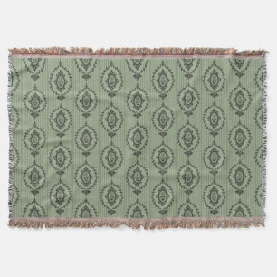 Barokke Wallpaper in Green Deken