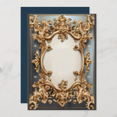 Barokke weelde kaart (Voorkant / Achterkant)