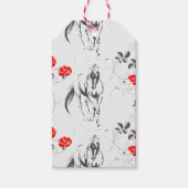 Barokpaarden Gift Labels Cadeaulabel (Voorkant)