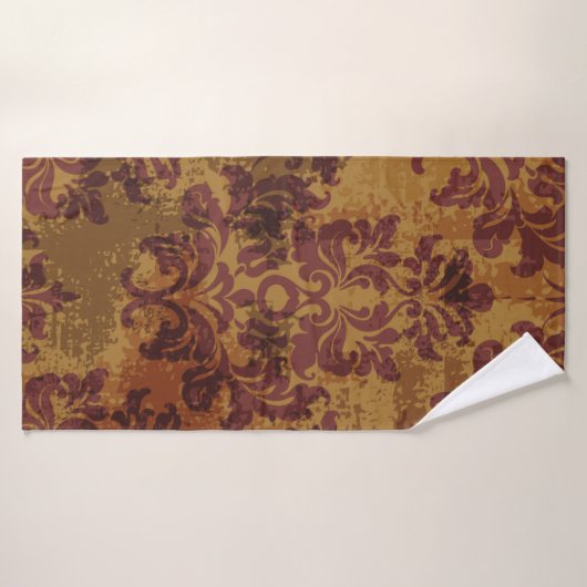 Barokrococo naadloos patroon badhanddoek (Badhanddoek)