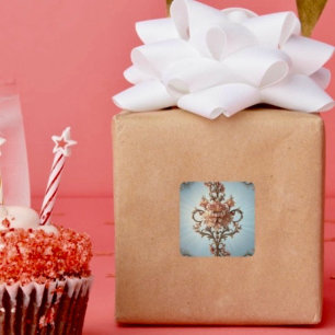 Barokroos  vierkante sticker