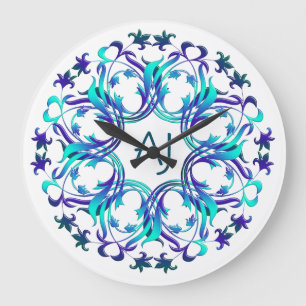 barokstijl element bandana grote klok