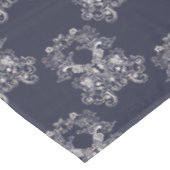 barokstijl floral navy patroon . tafelkleed (Gekanteld)