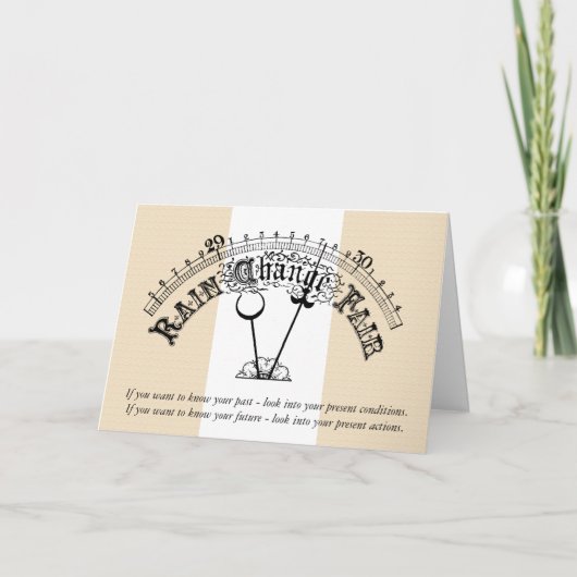 Baromètre Motivation - Carte de changement personn (Devant)