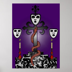 Baron Samedi en de Voodoo Guede Poster
