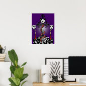 Baron Samedi en de Voodoo Guede Poster (Thuiskantoor)