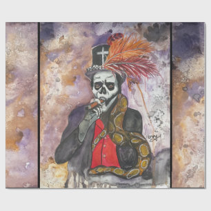 Baron Samedi Wrapping Paper Cadeaupapier