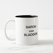 BARON von BLADDER Tweekleurige Koffiemok (Links)