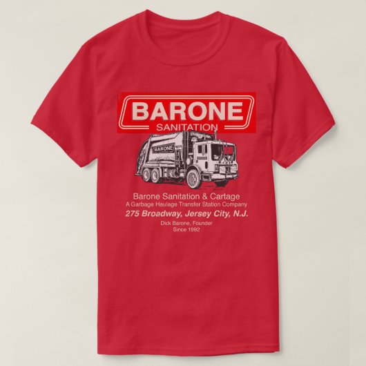 Barone Sanitation Dks T-shirt (Design voorkant)