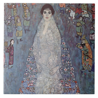 Baroness Elisabeth Bachofen-Echt by Gustav Klimt Tegeltje