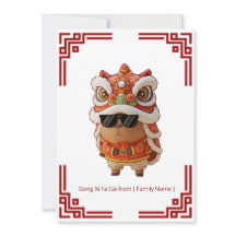 Barongsai Capybara Chinees Nieuwjaar