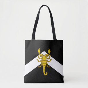 Baronie van al-Barran bevolking badge Canvas tas