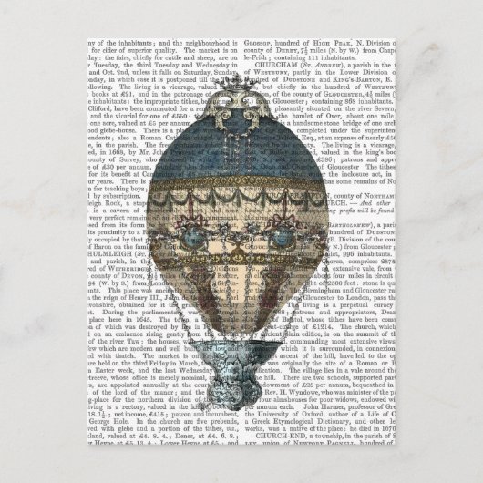 Baronische Fantasy-ballon 2 2 Briefkaart (Voorkant)