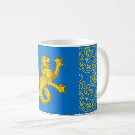 Barony of Allyshia Populace Badge Café Mug (Devant droit)