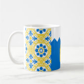 Barony of Bronzehelm Populace Badge Café Mug (Gauche)